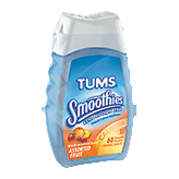 Tums Smoothies extra strength antacid, chewable tablets, assorted fruit flavor Left Picture